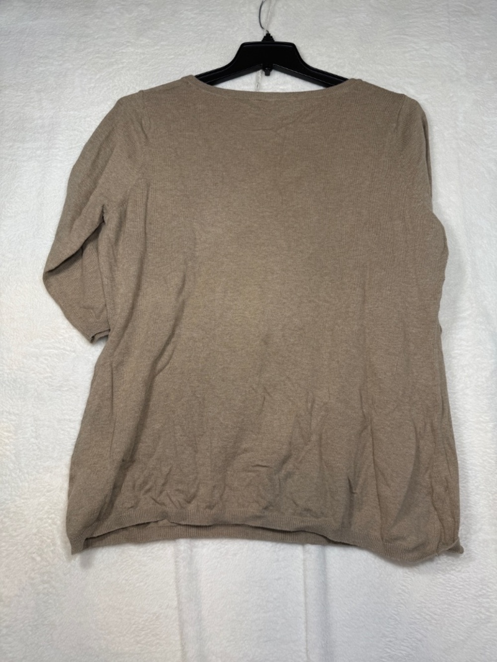 BUM Equipment Sweater Womens Size XL Beige Cabincore Knit Lightweight Capsule - Picture 8 of 8